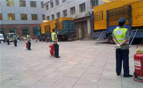河东区街道租赁发电机案例